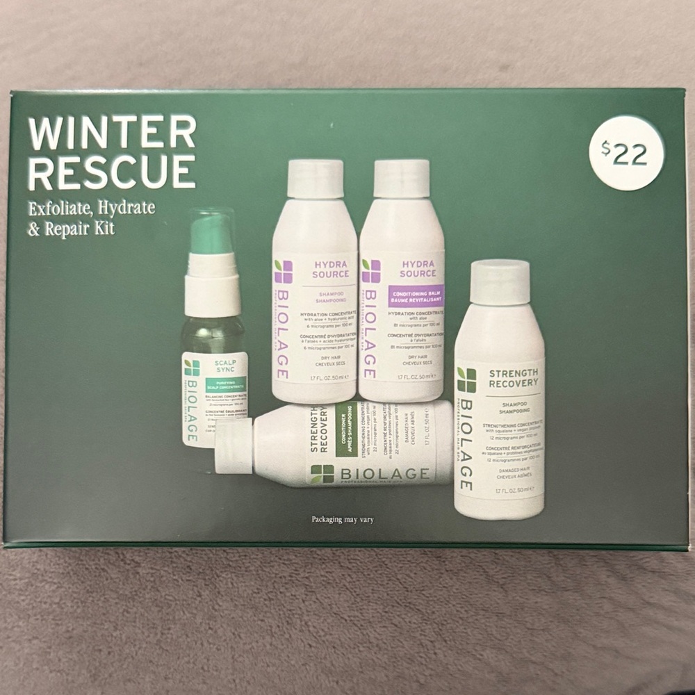 Biolage Winter Rescue Hair Kit